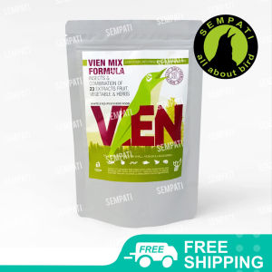 SEMPATI FREE GANTUNGAN BUAH Vien Mix Formula Insect Blend With Vegetable Voer Pur Pakan Burung Pleci Murai Trucuk Kacer Ciblek Anis Jalak Beo Dll