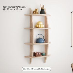 Kệ Treo Tường Gỗ Nguyên Miếng