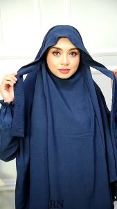 JUBAH MARISSA - Jubah & Khimar Berniqab Haji Umrah | saiz S - 3XL | berpoket | BF friendly