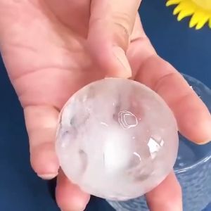 YTL ที่ทำน้ำแข็งก้อนกลม น้ําแข็งกลม แม่พิมพ์ 6cm Ice Ball Maker สําหรับทําน้ําแข็ง DIY ซิลิก้าเจล+PP
