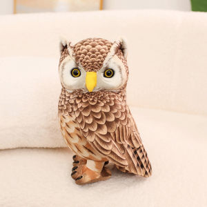 20/25/30CM Simulation Owl Plush Toys Lovely Bird Dolls Stuffed Soft Nighthawk Pillow Kawaii Home Decor Gift