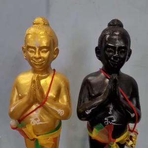 Tượng Decor Trang Trí Làm Bằng Thủ Công Cậu AKhay Tài Lộc Kích Thước 25cm
