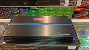 เพาเวอร์แอมป์ คลาสดี BLUEWAVE รุ่น BW3000.1D กำลังขับสูงสุด 3000วัตต์ ต่อระบบ Slave&Master ได้ขับซับ12-15นิ้ว ซับโมได้