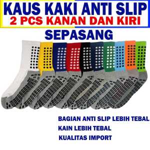 Kaos kaki anti slip grip socks grip gripsox kaoskaki bola sepak import