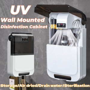 Intelligent Chopstick Disinfection Tube: Household Dustproof and Mildew Proof Wall-Mounted Tableware Organizer