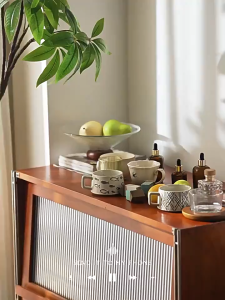 Multi-layer Wooden Desk Stand Rack Shelf Organizer Assemble Coffee cup storage Desktop Storage Racks Shelves