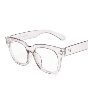 Anti Radiation Computer Glasses for Women Men Fashion Glasses Metal Round Frame Eyewear Black Gold Silver