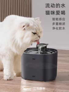Automatic Cat Drinking Fountain Silent Filter Circulating Water Intelligent Sensing Water Bowl Pet Water Dispenser for Cats