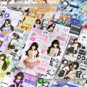 Yuxian | Vintage Japanese Manga Character Y2K Decorative Stickers