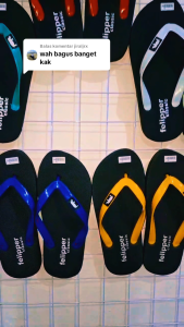 sandal jepit pria distro felipper/ sandal jepit kasual pria terlaris/ sendal jepit pria kekinian