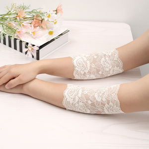 Trang Trí Ren Miếng Đệm Khuỷu Tay Nữ Bao Cánh Tay Ngắn Tay Bao Cánh Tay Nữ Vòng Tay Khiêu Vũ Yoga Gợi Cảm Găng Tay Dài Cho Nữ