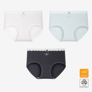 DIEANFEN | Antibacterial Breathable Cotton Panties Extended Gusset