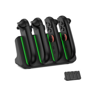 Iine 4-Trong-1 Sạc Đứng Cho Công Tắc 2 đèn LED thông minh 3-Giờ Nhanh Chóng Sạc Chuyển Đổi 2 Joypad Sử Dụng đế sạc