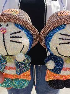 Hộp Đựng Tiền Hình Hoạt Hình Dễ Thương Có Mũ Trang Trí Kim Cương Hộp Đựng Tiền Bằng Nhựa Hộp Đựng Tiền Hoạt Hình Dành Cho Trẻ Em Quà Tặng Cho Bạn Gái