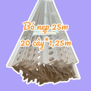 Bó 25m Nẹp Nhựa Trát Góc Cạnh Tường