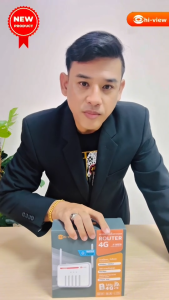 Hi-View เราเตอร์ 4G สำหรับติดตั้งภายนอกอาคาร (Outdoor Router)