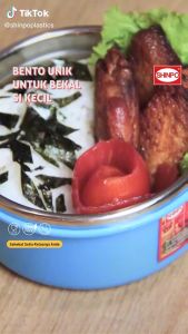 PROMO (BISA COD) SHINPO ARIES SIP-541 KOTAK MAKAN / Mangkok / Wadah Makanan 12 CM Stainless Steel 304 Food Storage Lunch Box Rantang Makanan