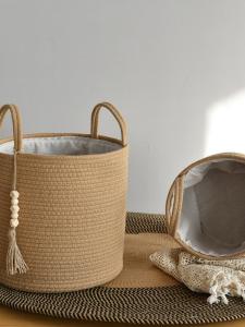 TONGGUMO | Cotton Rope Dirty Laundry Basket Large
