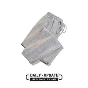 กางเกงวอร์มผู้หญิงหนาและอบอุ่นสำหรับฤดูใบไม้ร่วงและฤดูหนาว กางเกงขายาวทรงหลวมสบาย ๆ สำหรับผู้หญิงไซส์ใหญ่ กางเกงขายาวทรงสปอร์ตแบบมีซิป