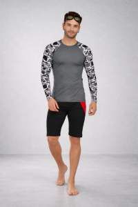ZAWA Rush Guard Swimwear - Baju Renang Pria Sporty Remaja Cowo For Men Kids Teenager