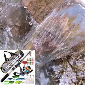 Sea Fishing Rod Set Fishing Rod Bag 1.8M/2.1M Combination Carbon Fiber Sea Fishing Rod Sea Rod
