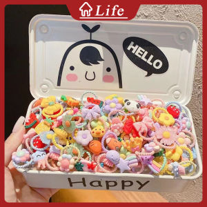 High Elastic Hair Bands for Girls: South Korea Baby Color Rubber Hair Accessories