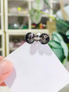 Bros dagu imut kristal cipir size 10mm GRAD A