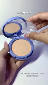 SACE LADY Compact Powder Lasting Waterproof Setting Powder Oil Control Matte Flawless Face Pressed Powder | Brighten the skin tone and reduce blemishes