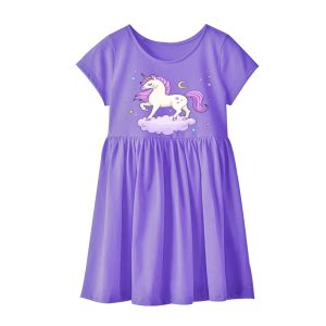 dress termurah gambar kuda poni anak perempuan 2-10 tahun