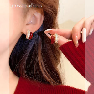 New Year Red Double Match Bean Earrings Women Pure Silver Needle 2025 New Hot High-End Sensation Earrings Luxury Ear Jewelry