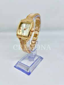 BISA COD! Jam Tangan Cewek Wanita Dewasa Petak Rantai Fashion Import Murah Mewah BONUS BATERAI CADANGAN!