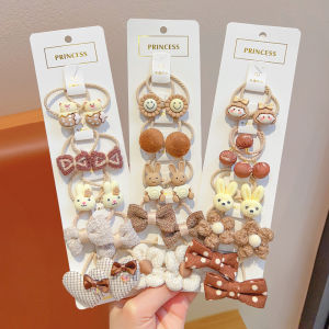 Caramel Milk Tea Color No Damage High Elasticity Hair Ties