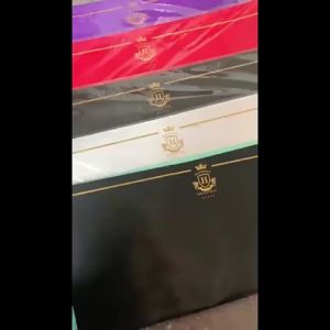 Isi 20 LEMBAR Kertas Buket Bunga Crown List Gold Bunga Flower Wrapping Bouquet Paper Solid Cellophane KB084