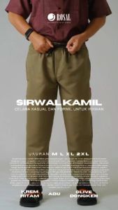 SIRWAL KAMIL Celana Casual Formil Kerja Kantor ROSAL