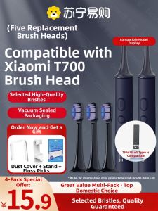 SuNing Quality Electric Toothbrush Head Replacement for Xiaomi T700 MIJIA Home MES604 1383 Deep Cleaning Adult Hardness