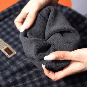 กางเกงขายาวทรงสลิมฟิตผ้าขนสัตว์ระดับไฮเอนด์สำหรับผู้หญิง ทรงหลวม ทรงลำลอง กางเกงขายาวทรงฮาราจูกุ ผ้าขนสัตว์หนา ผ้าขนสัตว์หนา ทรงฤดูใบไม้ร่วง/ฤดูหนาว ผ้าฝ้ายโพลีเอสเตอร์