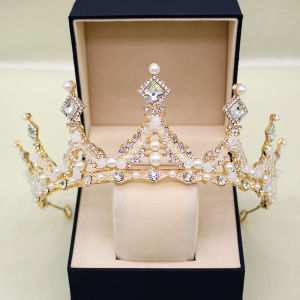 Crown Headdress Birthday Crown Female 18-Year-Old Adult Elegant Crown Classy Bridal Wedding Necklace Wedding Hair Accessories