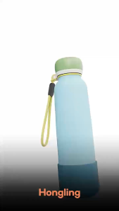 600ML 304 Stainless Steel double-walled construction flask Insulated Cup Light Oxygen Cup