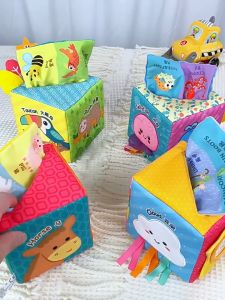 Mirror Mirror on the Box: Baby Tissue Box Toy for Tummy Time Sensory Play - Montessori Learning Fun for Babies Toddler Kids