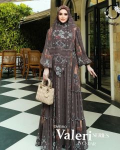 GAMIS TERBARU SYARI  SYARI TRENDI BRANDED PRODUK PREMIUM FASHION MODERN MEWAH ELEGAN BAJU DRESS ETNIK MUSLIM BATIK ETNIK VALERI