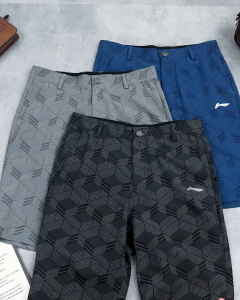 Quần Li - Ning Họa Tiết Lục Giác Thanh Lịch Mặc Mát Không NhănCo Giãn Cực Êm -Không Nóng