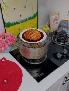 Penjepit Mangkok Anti Panas Capit Makanan Kukus Jepit Panci Bowl Clipper