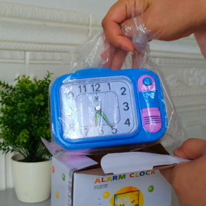 Alarm Clock Analog with Backlight Snooze Loud Bell Sound Silent Quartz Bedroom Table Home Clock