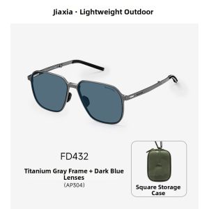 Beneunder | Foldable Pilot Sunglasses For Men Outdoor Climbing UV Protection Polarized Driving Special Sun Glasses Comfortable Fashionable