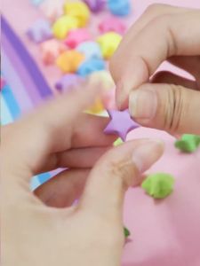 Sweetybayibayi 540pcs Origami Star Paper Strips Multicolor Lucky Star Paper Birthday Teacher Decoration Present