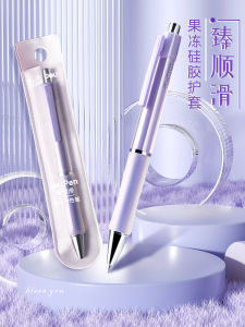 Deli Neutrix Smooth Black Ballpoint Pen High Aesthetic Press Type Carbon Pen Student Note Taking Signature Pen Core Quick Dry Water Pen