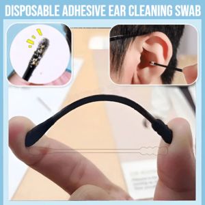 Disposable Adhesive Ear Cleaning Swab Sticky Ear Cleaning Swab Remove Dirt Debris Cleaning Ear Stick