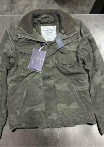 เสื้อนอก  ทหาร camo Jacket ลายพราง ☮️งาน 💢ABERCROMBIE FITCH💢 แท้💯% (JK588)