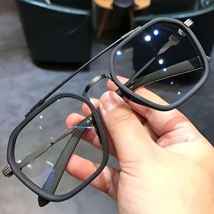 Classic Square Anti Blue Light Glasses Reading Books Vintage Glasses Women And Men Prescription Glasses Computer Eyeglasses