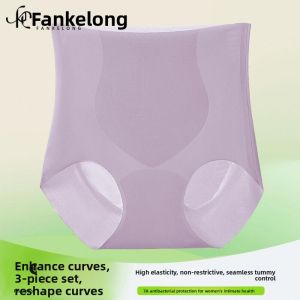 High-Waist Sporty Womens Underwear Breathable Skin-Friendly Peach Butt Seamless Nylon Triangle Shorts Comfortable Underpants